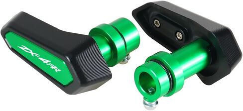 ONE.K.S ملحقات الدراجات النارية وسادة حماية من السقوط لمحرك ZX25R/ZX4R/ZX4RR/ZX4R SE واقي من التصادم الإطاري (شعار ZX4RR (أسود) in Kuwait