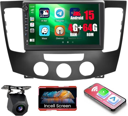 4+128G Android 15 Car Stereo for Hyundai Sonata 2004-2008 in Saudi Arabia