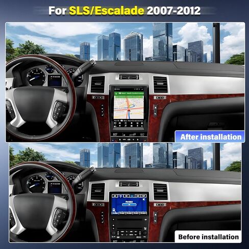 4G+64G 9.7'' Car Radio Stereo for Cadillac SLS/Escalade 2007-2012, w/GPS Navigation 2011 2010 2009 2008 Wireless w/carplay Android 14 Auto Car Audio Receiver, w/Bluetooth Double Din IPS Touch Screen in Saudi Arabia