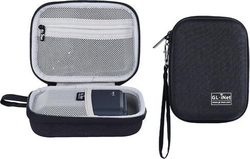 Gadget Organizer Case (Black) & GL.iNet GL-AXT1800 (Slate AX) Pocket-Sized Wi-Fi 6 Gigabit Travel Router in Saudi Arabia