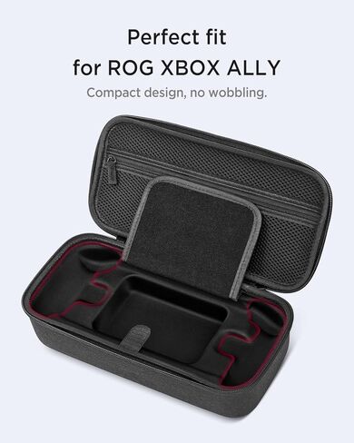 حقيبة حمل Miimall متوافقة مع Rog Xbox Ally X، حقيبة تخزين مقاومة للسقوط من مادة EVA مع جيب كابل بنك البطارية، حقيبة حمل واقية ذات سعة كبيرة لوحدة التحكم المحمولة للألعاب Xbox Rog Ally X in Saudi Arabia