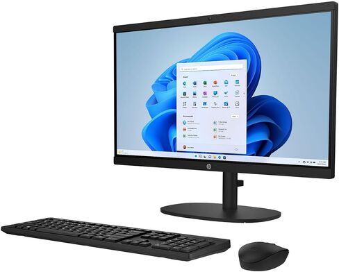 HP 22-DG000، كمبيوتر مكتبي الكل في واحد FHD مقاس 22 بوصة، Intel Pentium Silver J5040، 8 جيجابايت DDR4، 256 جيجابايت SSD، Windows 11 Home، أسود (متجدد) in Kuwait