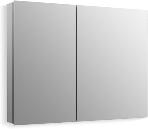 Kohler CB-CLR1620FS Frameless Bathroom Mirror Medicine Cabinet, Single Door, Rectangular Beveled Edge Frame, Bathroom Cabinet Mirror, Adjustable Shelves, 16 in. W x 20 in. H in Saudi Arabia