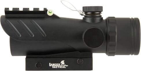 Lancer Tactical Airsoft Enclosed Red Dot Sight w/Top Optic Rail - Black in Saudi Arabia