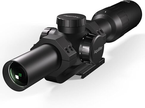 Aquilifer TP 1-8×24 LPVO Rifle Scope SFP, 11 Levels Red-Illuminated Reticle, Waterproof Fogproof Shockproof, 30mm Tube, Fully Multi-Coated Lens, Tactical/Hunting Riflescope, 20mm Mount Included in Saudi Arabia