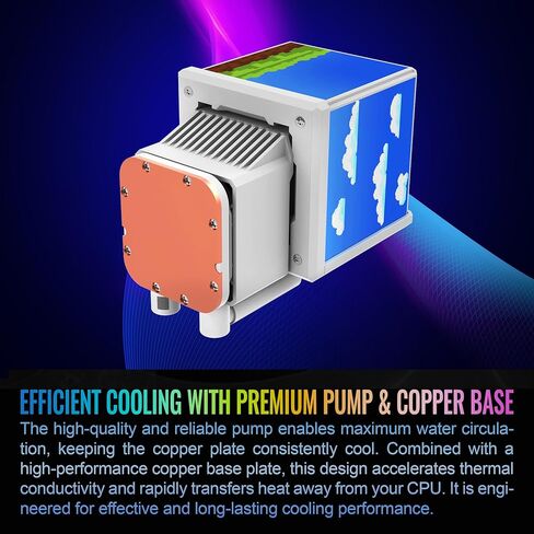 مبرد سائل Thermaltake MINECUBE 360 Ultra CPU؛ متوافق مع إنتل/إيه إم دي؛ 3 × 120 مم 500 ~ 2000 دورة في الدقيقة سوافان EX ARGB؛ MAGForce 2.0. شاشات LCD 4X 3.95 TFT؛ شفرات المروحة القابلة للتبديل؛ ثلج؛ CL-W482-PL12SW-A in Saudi Arabia