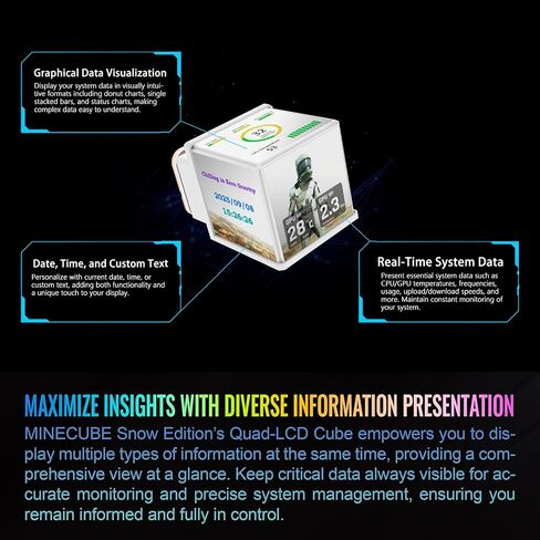 مبرد سائل Thermaltake MINECUBE 360 Ultra CPU؛ متوافق مع إنتل/إيه إم دي؛ 3 × 120 مم 500 ~ 2000 دورة في الدقيقة سوافان EX ARGB؛ MAGForce 2.0. شاشات LCD 4X 3.95 TFT؛ شفرات المروحة القابلة للتبديل؛ ثلج؛ CL-W482-PL12SW-A in Saudi Arabia