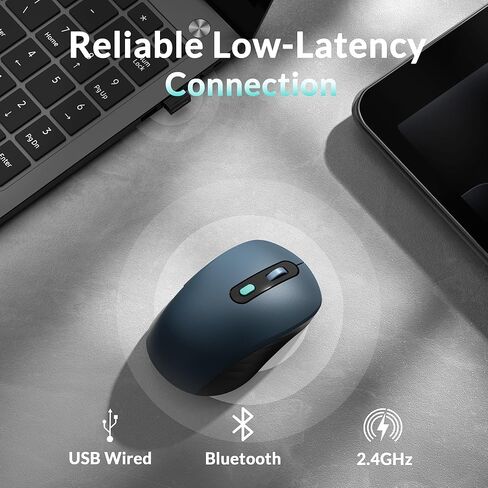 لوحة مفاتيح لاسلكية Keychron B33 ومجموعة ماوس BM25، 2.4 جيجا هرتز/بلوتوث 5.2/سلكي، 80% TKL صامتة محمولة، لوحة مفاتيح مريحة قابلة للتعديل، ماوس DPI قابل للتعديل، جهاز استقبال موحد لنظام التشغيل macOS Windows Linux in Kuwait