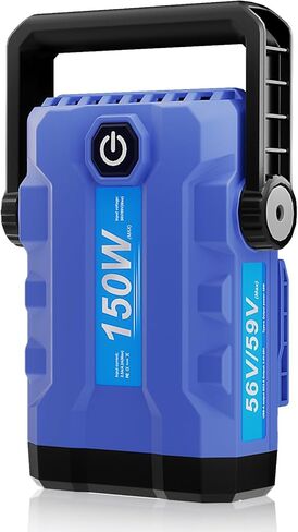 56V 150W Power Inverter Compatible with EGO 56V Lithium Battery BA1400 BA2800 BA4200, Portable Power Source with Dual USB Ports & AC Outlet for Outdoor Camping, Emergency Backup(Battery Not Included) in Saudi Arabia