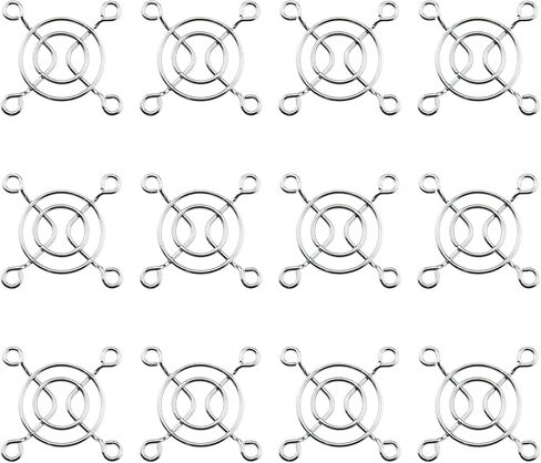 RLECS 12PCS 40mm Heatsink Fan Metal Grille Radiator Fan Protective Guard DIY 3D Printer Components Suitable for Small Ventilation Equipment in Saudi Arabia