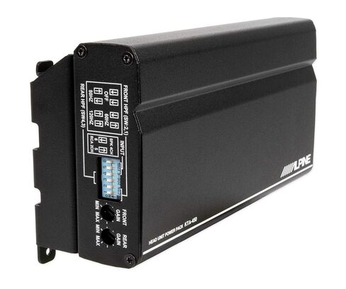 Alpine KTA-450 4-Channel Power Car Amplifier, Compact PowerStack Amp with Bracket, Ideal for iLX-W650 (sold separately) in Saudi Arabia