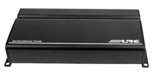 Alpine KTA-450 4-Channel Power Car Amplifier, Compact PowerStack Amp with Bracket, Ideal for iLX-W650 (sold separately) in Saudi Arabia