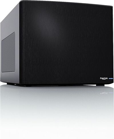 Fractal Design Node 304 - أسود - حقيبة كمبيوتر صغيرة الحجم صغيرة الحجم - عامل شكل صغير - Mini ITX - Mitx - تدفق هواء عالي - تصميم داخلي معياري - مراوح 3X صامتة R2 120 مم - USB 3.0 in Kuwait