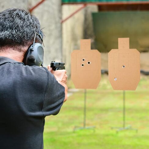 Hungdao 40/100 قطعة من أهداف الورق المقوى IPSC لإطلاق النار على أهداف الصور الظلية الكلاسيكية لمجموعة التدريب التكتيكي والمسابقات والتدريب التكتيكي in Kuwait