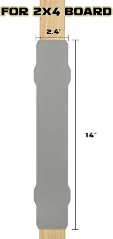 Highwild AR500 Steel 2x4 Target Stand Protector Wood Stand Armor Plate درع واقي لمدى الرماية in Saudi Arabia