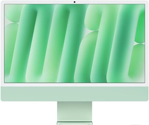 Apple 2024 iMac مع Apple M4 مع 8CPU و8GPU، 24 بوصة، 16 جيجابايت رام، 256 جيجابايت تخزين SSD، أخضر (متجدد) in Kuwait