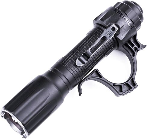 NEXTORCH TA30D مصباح يدوي تكتيكي 2200 لومن، مقاوم للماء عالي اللومن مشرق قوي جيب EDC مصباح يدوي قابل لإعادة الشحن مع 5 أوضاع وستروب وحلقة للبحث الليلي في حالات الطوارئ التكتيكية في الهواء الطلق in Saudi Arabia