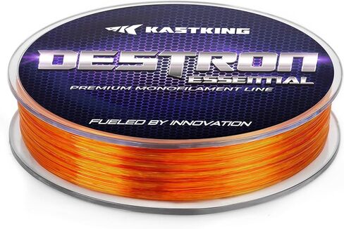 KastKing Destron Essential Monofilament Fishing Line, Advanced Polymer Coating for High Abrasion Resistance, Super Smooth, High Strength, Low Memory Mono Line, Fresh and Saltwater Fishing in Saudi Arabia