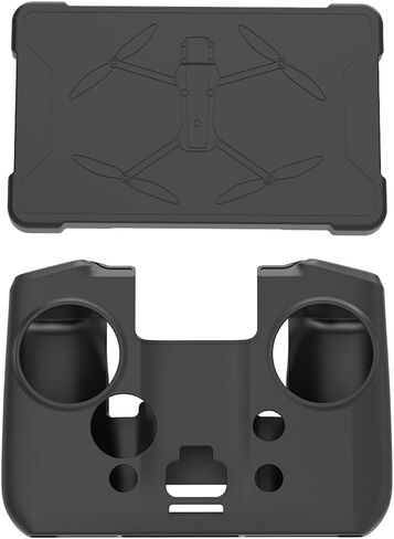 BTG Screen Cover with Silicone Case Protector Compatible with DJI RC Pro 2 Smart Controller Accessories Screen Protector Cover (Black) in Saudi Arabia