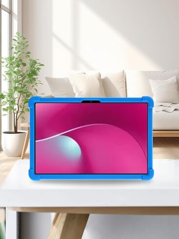 حافظة تابلت T-Mobile REVVL Tab 2 5G 10.1 بوصة، حامل BOVUGAC من السيليكون الناعم القابل للتعديل مضاد للصدمات مناسب للأطفال لجهاز T-Mobile REVVL Tab 2 2025 10.1 بوصة (أزرق) in Kuwait