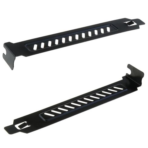 10-Piece Black PCI Slot Covers, Dust Filter Brackets for Computer Case Expansion Blank Plates in Saudi Arabia