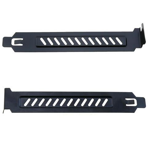 10-Piece Black PCI Slot Covers, Dust Filter Brackets for Computer Case Expansion Blank Plates in Saudi Arabia