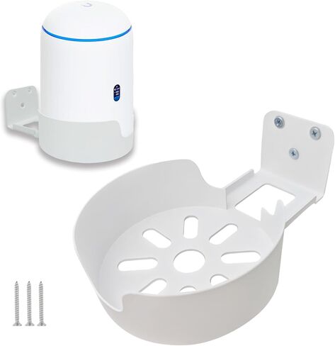 حامل على الحائط لجهاز Ubiquiti UniFi Dream Router & Dream Machine 7 (UDR7) - ترقية دعامة معدنية متينة متوافقة مع جهاز توجيه UniFi Dream، وDream Machine، وDream Machine 7 (كلاسيكي - عبوة واحدة، أبيض) in Kuwait