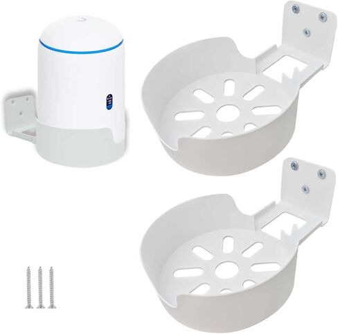 حامل على الحائط لجهاز Ubiquiti UniFi Dream Router & Dream Machine 7 (UDR7) - ترقية دعامة معدنية متينة متوافقة مع جهاز توجيه UniFi Dream، وDream Machine، وDream Machine 7 (كلاسيكي - عبوة واحدة، أبيض) in Kuwait
