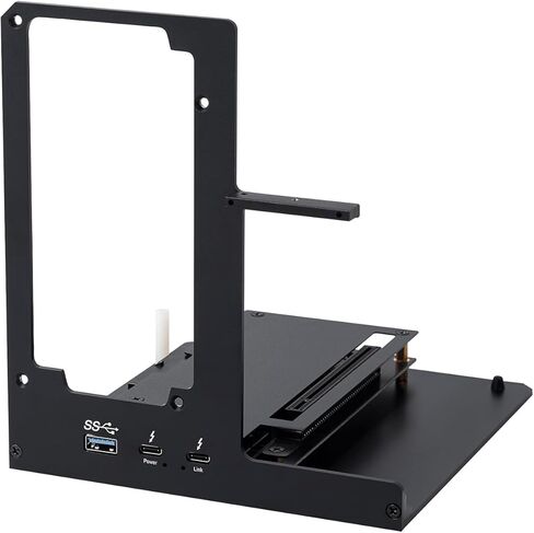 eGPU Enclosure Dock Thunderbolt 3/4 USB4 40Gbps PD 85W Charging - Gpu خارجي لأجهزة الألعاب المحمولة وأجهزة الكمبيوتر المحمولة، قاعدة بطاقات رسومات خارجية متوافقة مع NVIDIA/AMD PCIe، طاقة ATX in Kuwait