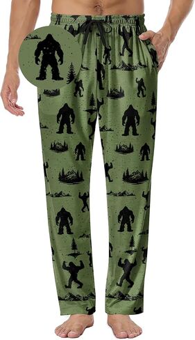 Mens Pajama Pants Sleep Lounge Pants Pajamas with Pockets Pajama Bottoms in Saudi Arabia