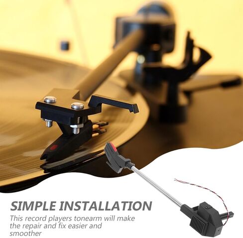 ملحقات مشغل التسجيل VICASKY قرص دوار عالمي بديل Tonearmes ملحق Tonearm البلاستيكي قرص دوار بلاستيكي Tonearm Phonograph Tonearm Phonograph ملحق abs in Kuwait