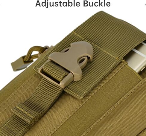 Tactical Fanny Pack for Men,Waterproof Waist Bag with MOLLE System & Carabiner and 600D Camouflage Oxford Durable,Multi-Pocket Design Waist Bag for Hiking, Hunting, Cycling & Outdoor Carry. in Saudi Arabia