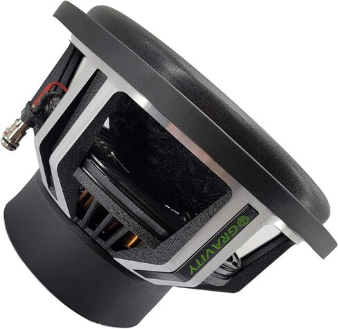 Gravity Car Vehicle Subwoofer Audio Speaker - 12 Inch Competition Grade Pressed Paper Cone, 2 Ohm DVC, Advanced Air Flow, 6000W Power for Stereo Sound System Warzone GW12D2 (2 Subwoofers) in Kuwait