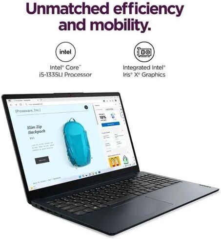Lenovo IdeaPad Touchscreen Business Laptop Win11 Pro, 10-Core Intel Core i5(Beat i7-1255U) 16GB RAM 512GB SSD, Long Battery Life WiFi 6 15.6" FHD for Student Office Professional w/GM Accessory in Saudi Arabia