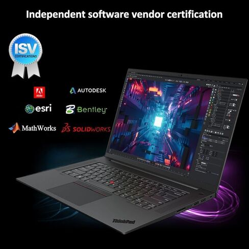 Lenovo ThinkPad P1 Mobile Workstation Laptop (16" 2K 165Hz, Intel 14-Core i7-13800H, 64GB DDR5, 4TB SSD, NVIDIA RTX A1000 6GB) 2 x Thunderbolt 4, Fingerprint, Backlit, IR Webcam, IST Hub, Win 11 Pro in Saudi Arabia