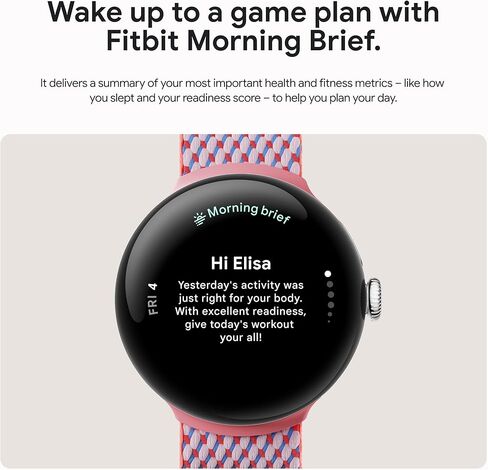 Google Pixel Watch 3 (41 ملم) أحدث طراز - ساعة ذكية تعمل بنظام Android، بطارية تدوم 24 ساعة - هيكل من الألومنيوم باللون الأسود غير اللامع - سوار Obsidian - Wi-Fi (متجدد) in Kuwait
