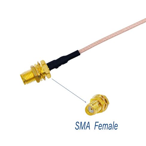 2 قطعة U.FL/IPX إلى SMA أنثى RF كابل محوري RG178 SMA ضفيرة كابل قافز 5 سنتيمتر/1.97 بوصة لهوائي 3G 4G WiFi GSM بلوتوث وحدة لاسلكية in Kuwait