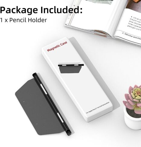 White Pencil Holder,Stylus Pouch Compatible with M-agic Keyboard Portable Smart Pencil Case for Apple in Saudi Arabia
