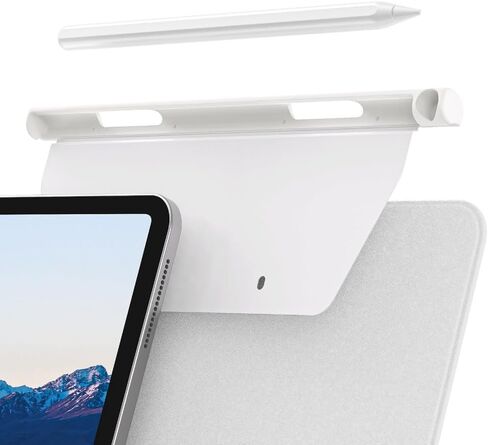White Pencil Holder,Stylus Pouch Compatible with M-agic Keyboard Portable Smart Pencil Case for Apple in Saudi Arabia