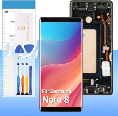 استبدال شاشة لهاتف Samsung Galaxy Note 8 Incell SM-N950U، SM-N950U1، M-N950F، SM-N9500، SM-N950N، SM-N950W، SC-01K، SM-N950FD LCD مجموعة رقمية تعمل باللمس (ليست بصمة الإصبع) in Kuwait