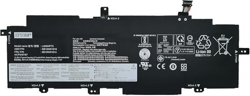 L20M4P72 Laptop Battery 57Wh 15.36V Compatible with Lenovo ThinkPad T14s Gen 2 20WM 20WN 20XF 20XG Series SB10W51915 5B10W51814 L20L4P72 SB10W51914 5B10W13976 L20C4P72 SB10W51916 5B10W51816 in Saudi Arabia