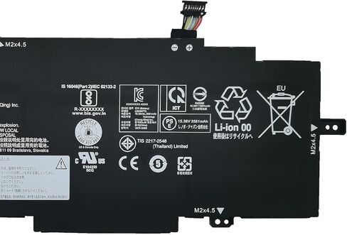 L20M4P72 Laptop Battery 57Wh 15.36V Compatible with Lenovo ThinkPad T14s Gen 2 20WM 20WN 20XF 20XG Series SB10W51915 5B10W51814 L20L4P72 SB10W51914 5B10W13976 L20C4P72 SB10W51916 5B10W51816 in Saudi Arabia