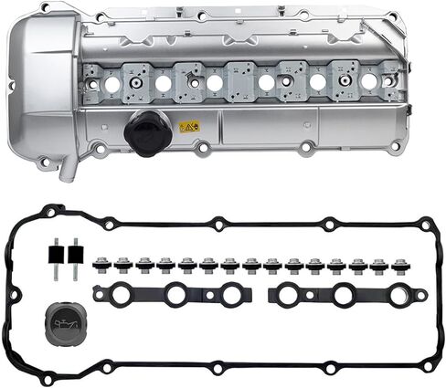 طقم غطاء الصمام N55 مع الحشية والمسامير المتوافقة مع 2010-2018 BMW 335i/435i/535i/640i/X3/X5/X6 3.0L Turbo- يستبدل E346-AS 11127570292 in Kuwait