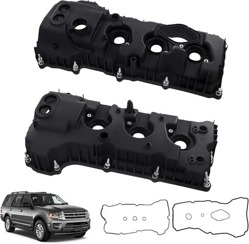 طقم غطاء الصمام N55 مع الحشية والمسامير المتوافقة مع 2010-2018 BMW 335i/435i/535i/640i/X3/X5/X6 3.0L Turbo- يستبدل E346-AS 11127570292 in Kuwait
