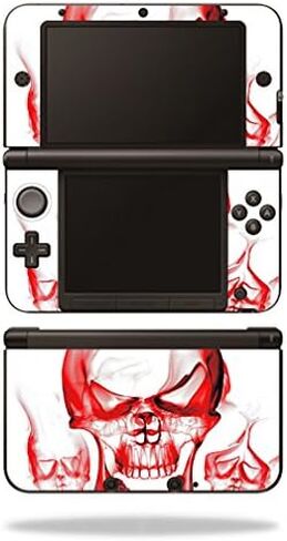 غلاف MightySkins متوافق مع جهاز Nintendo 3DS XL الأصلي (موديلات 2012-2014) غلاف لاصق ذوبان الجماجم in Kuwait