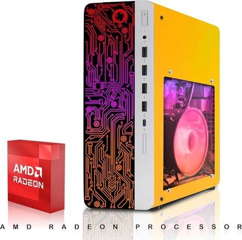 كمبيوتر مكتبي HP Lambo AMD A10-9700، ذاكرة وصول عشوائي 16 جيجابايت، 1 تيرابايت SSD، شاشة منحنية 32 بوصة، RGB KBM مع مساعد AI، WiFi، مكبر صوت RGB، Windows 11 (متجدد) in Saudi Arabia