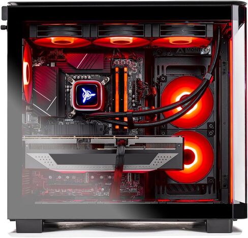 كمبيوتر الألعاب Skytech Gaming King 95، AMD Ryzen 7 7800X3D 4.2 جيجا هرتز، AMD RX 9070XT 16 جيجابايت VRAM، 1 تيرابايت Gen4 NVMe SSD، 32 جيجابايت DDR5 RAM 5600، 850 واط Gold PSU، 360 ARGB AIO، Wi-Fi، Win 11، سطح المكتب in Kuwait