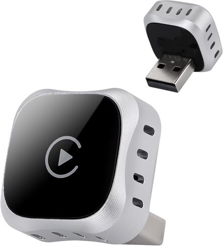 محول CarPlay اللاسلكي لأجهزة Apple Car Play، إصدار صغير صغير، يحول سلك المصنع إلى CarPlay اللاسلكي، محول التوصيل والتشغيل لأجهزة Apple iPhone iOS 10+ والسيارات من 2015+(2026 ترقية أبيض) in Kuwait