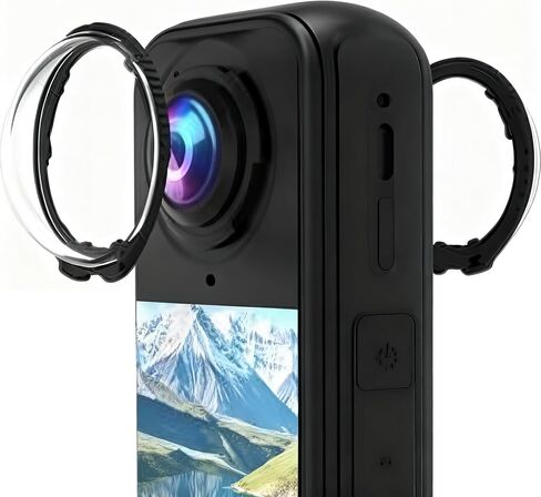 واقي عدسة لجهاز Insta360 X4 Air، مضاد للخدوش، مضاد للغبار، مضاد للزيوت، سهل التركيب in Saudi Arabia