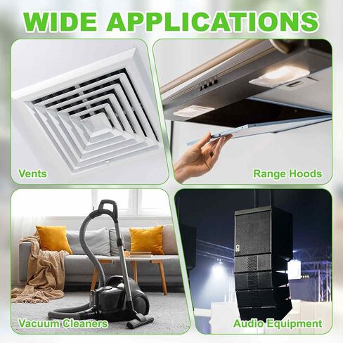 Fan Replacement Filters 10 Pcs Fan Filter Foam Sponge (12" x 8" x 0.12") - Breathable, Soft for Air Compressors Inverter Chassis Vacuum Cleaners in Kuwait